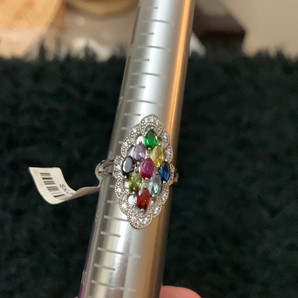 Ladies multi gemstone ring NWT